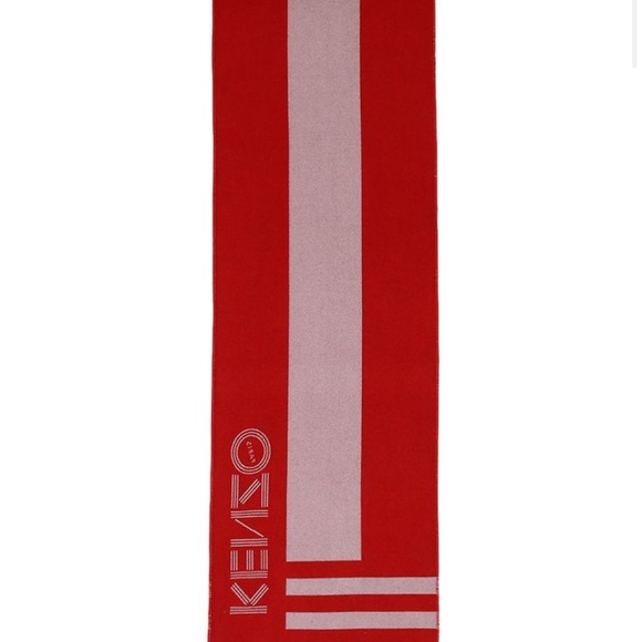 Kenzo Accessories - 🧨steal Authentic Kenzo Red and Pink Striped Scarf